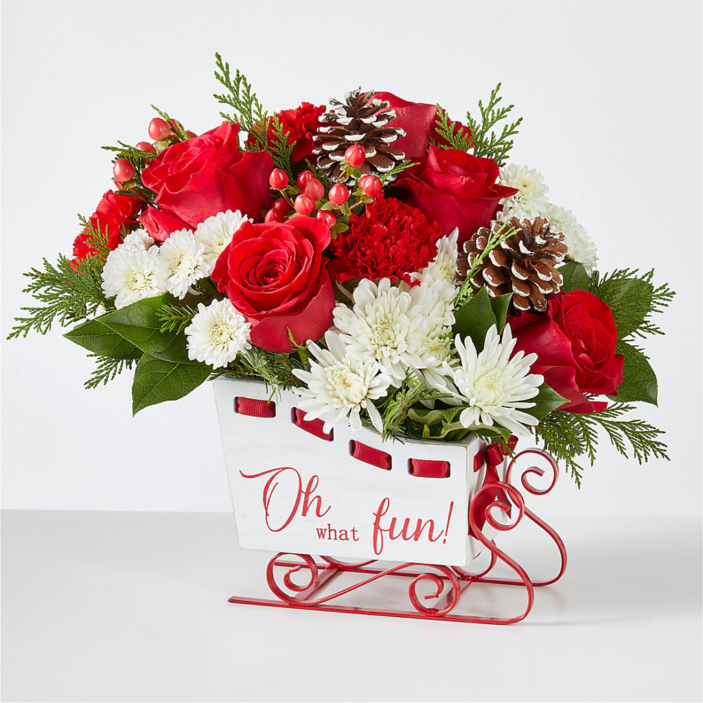 Sleigh Bells Bouquet – D'FLOR FLOWERS BOUTIQUE, San Juan PR