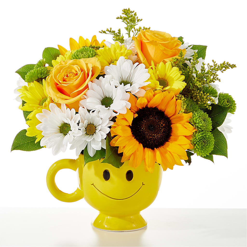 Be Happy Bouquet – D'FLOR FLOWERS BOUTIQUE, San Juan PR