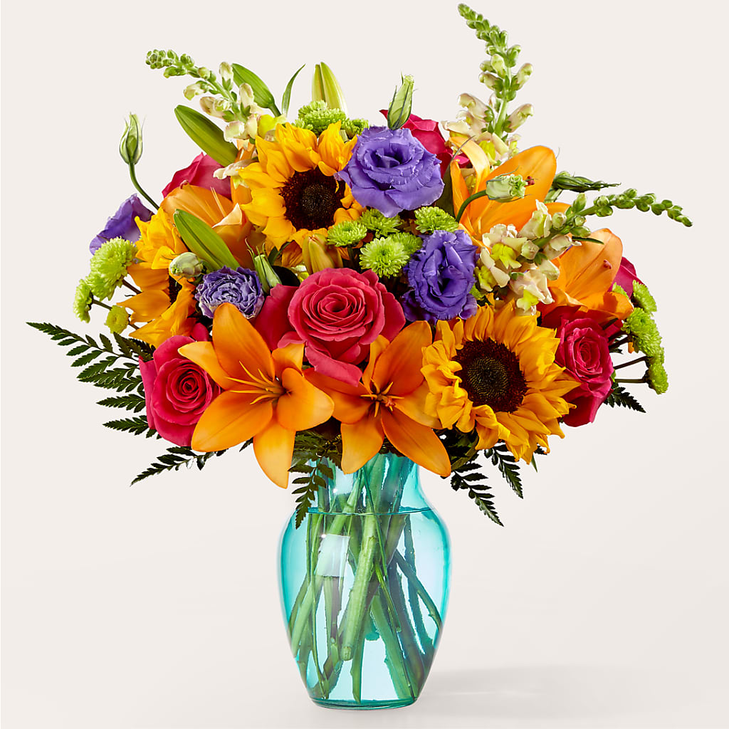 Double Rainbow Bouquet – D'FLOR FLOWERS BOUTIQUE, San Juan PR