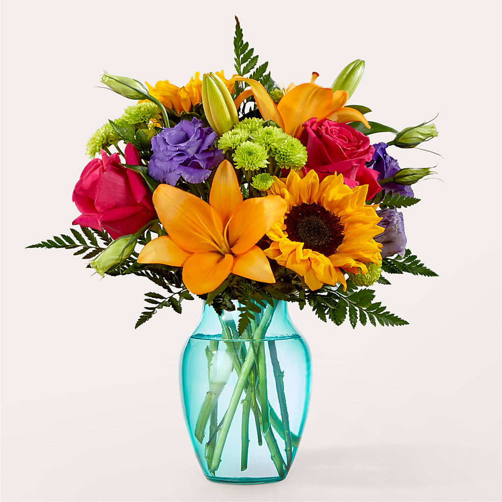 Double Rainbow Bouquet – D'FLOR FLOWERS BOUTIQUE, San Juan PR