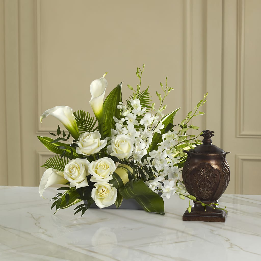At Peace Arrangement – D'FLOR FLOWERS BOUTIQUE, San Juan PR