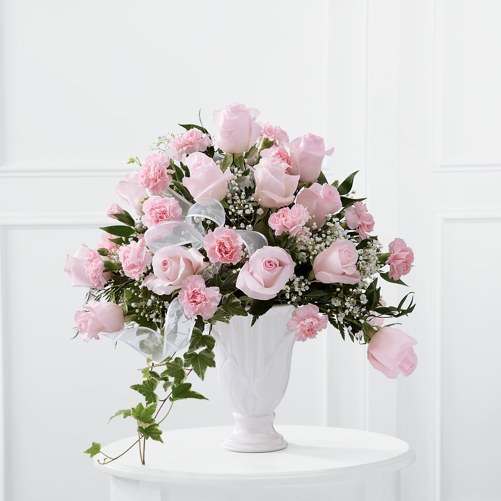 Deepest Sympathy Arrangement – D'FLOR FLOWERS BOUTIQUE, San Juan PR