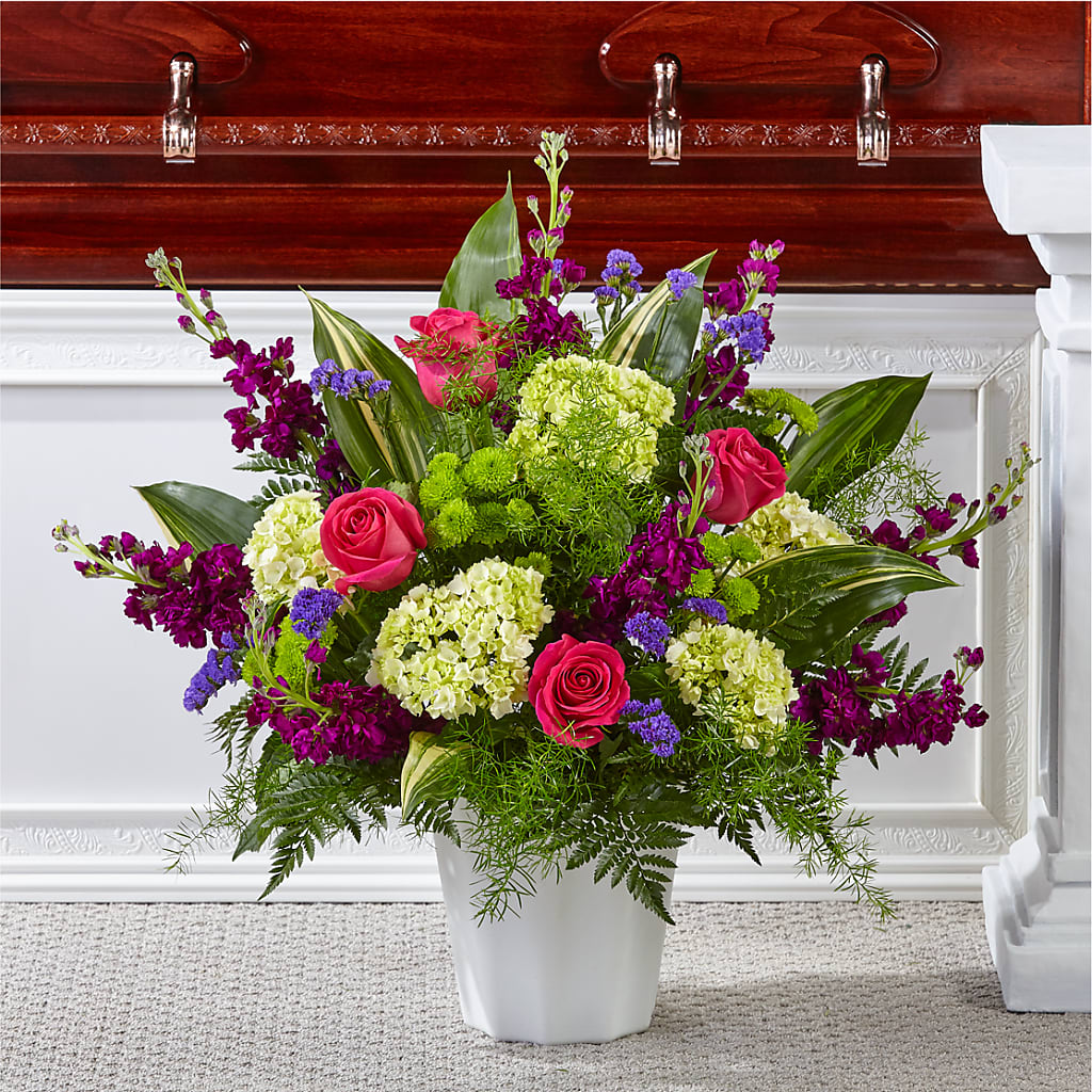 Beautiful Horizons Floor Basket – D'FLOR FLOWERS BOUTIQUE, San Juan PR