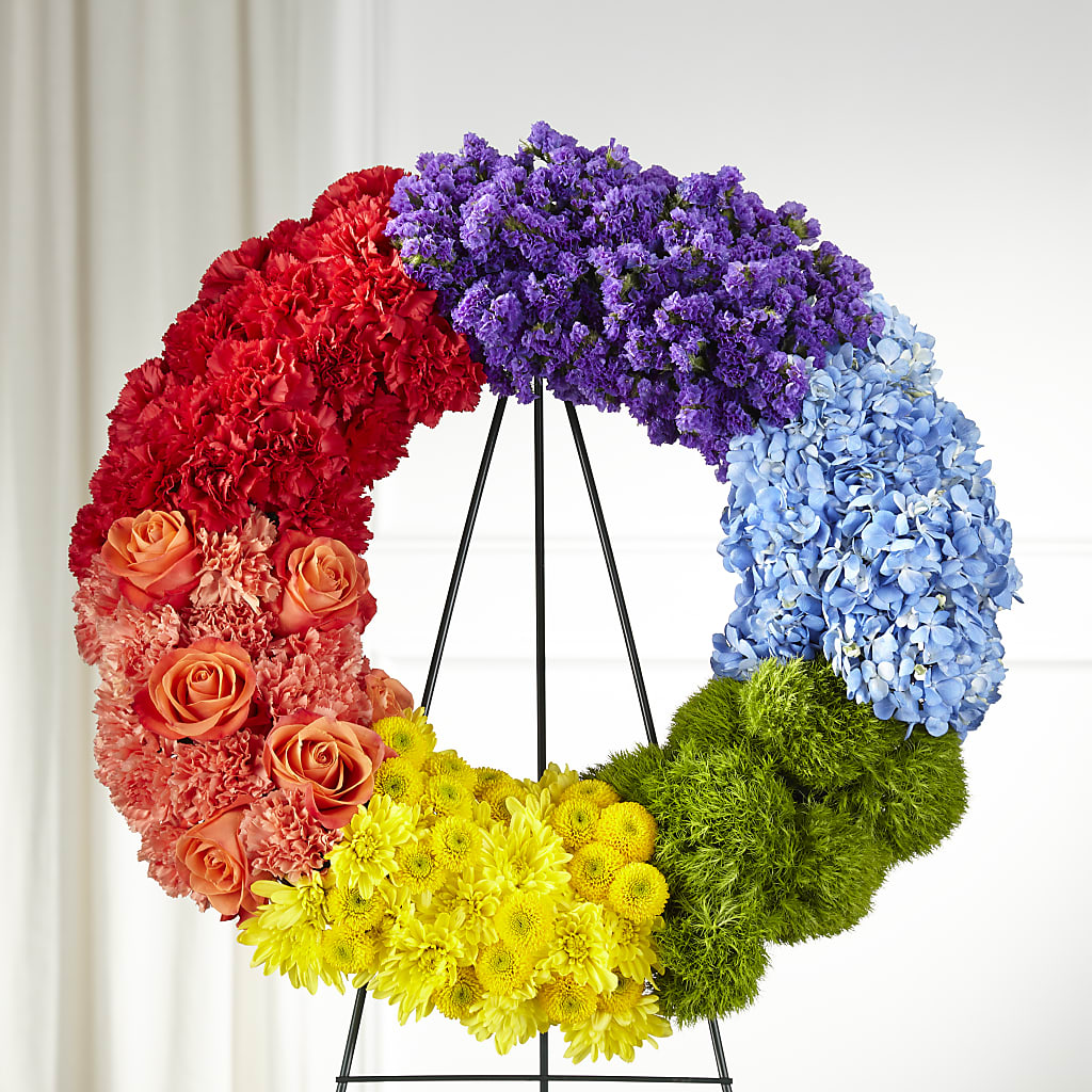 Circle of Love Wreath – D'FLOR FLOWERS BOUTIQUE, San Juan PR