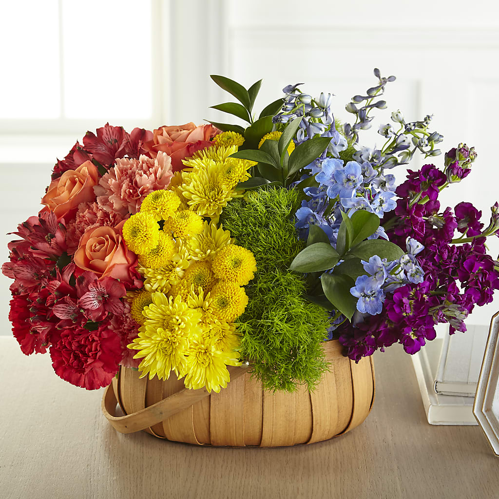Prideful Basket – D'FLOR FLOWERS BOUTIQUE, San Juan PR