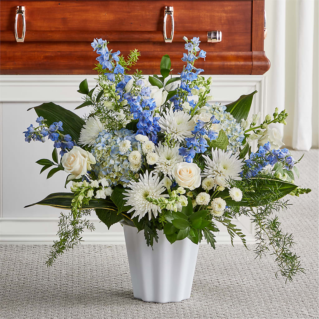 Everlasting Memories Floor Basket – D'FLOR FLOWERS BOUTIQUE, San Juan PR