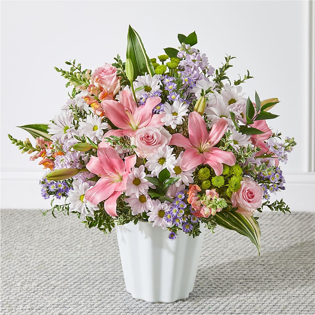 Abundant Compassion Floor Basket – D'FLOR FLOWERS BOUTIQUE, San Juan PR