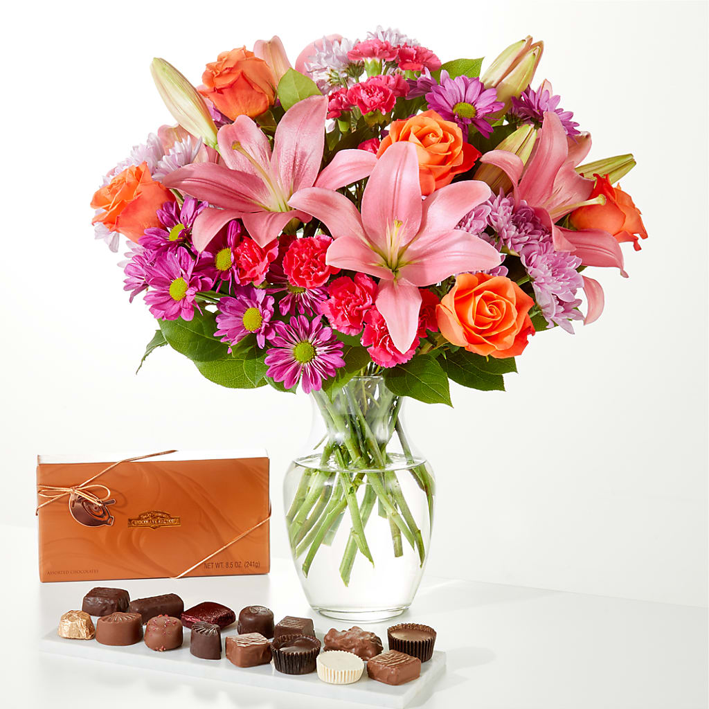 One and Only Bouquet and Chocolate Bundle – D'FLOR FLOWERS BOUTIQUE, San Juan PR