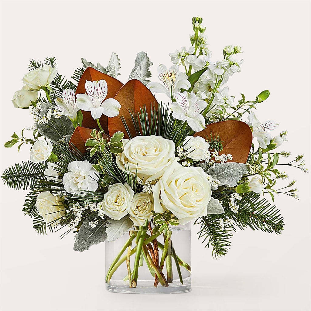 Fresh Snowfall Bouquet – D'FLOR FLOWERS AND GIFTS SHOP INC, San Juan PR