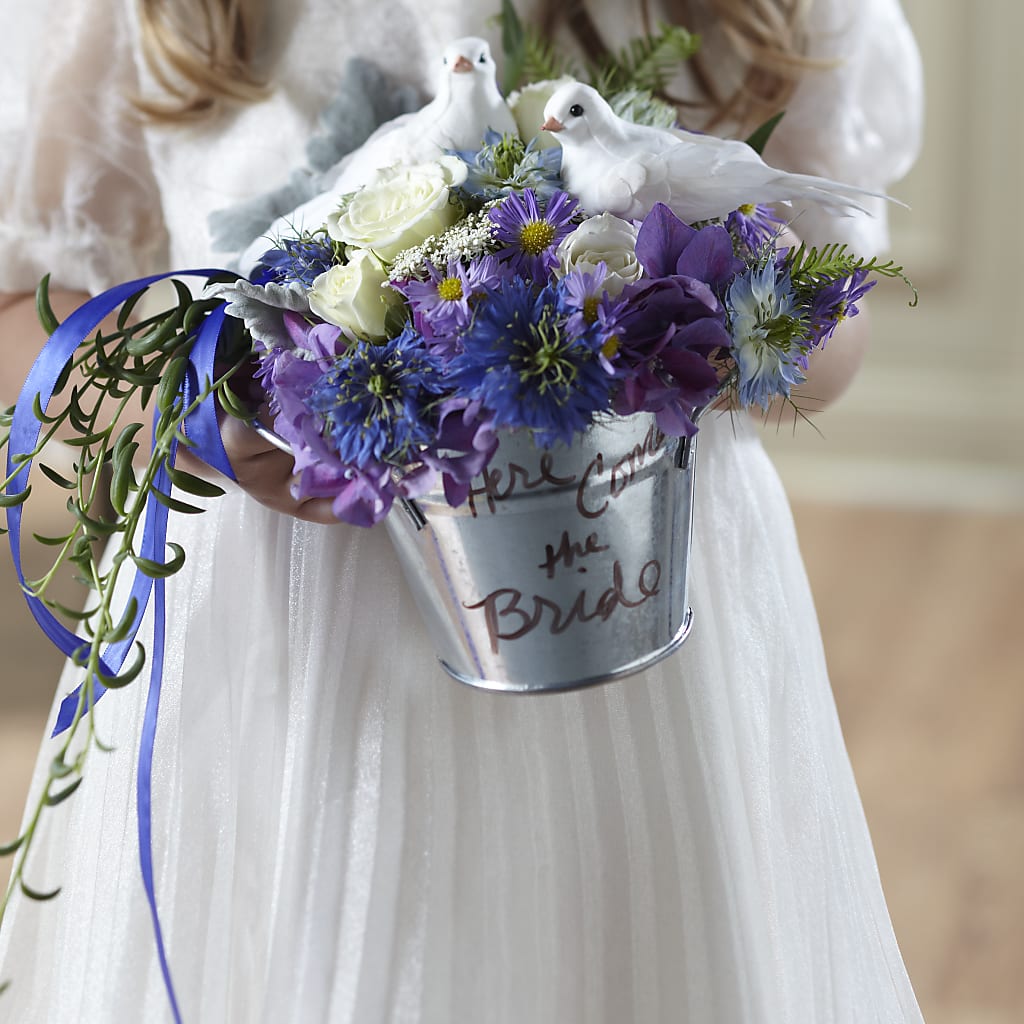 Enchantment Flower Girl Arrangement – D'FLOR FLOWERS BOUTIQUE, San Juan PR