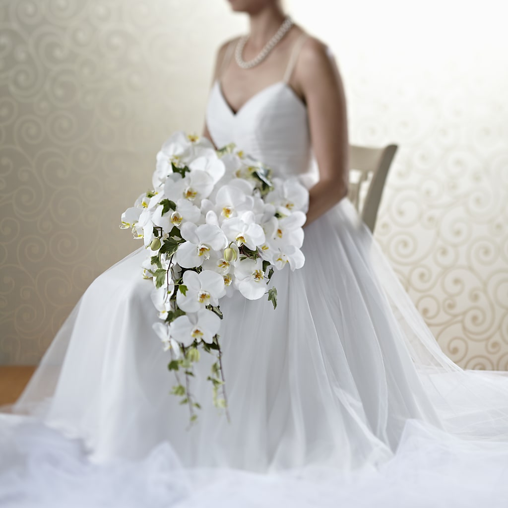 Classic White Bouquet – D'FLOR FLOWERS BOUTIQUE, San Juan PR