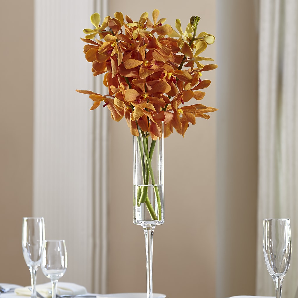 Orange Mokara Bouquet – D'FLOR FLOWERS BOUTIQUE, San Juan PR