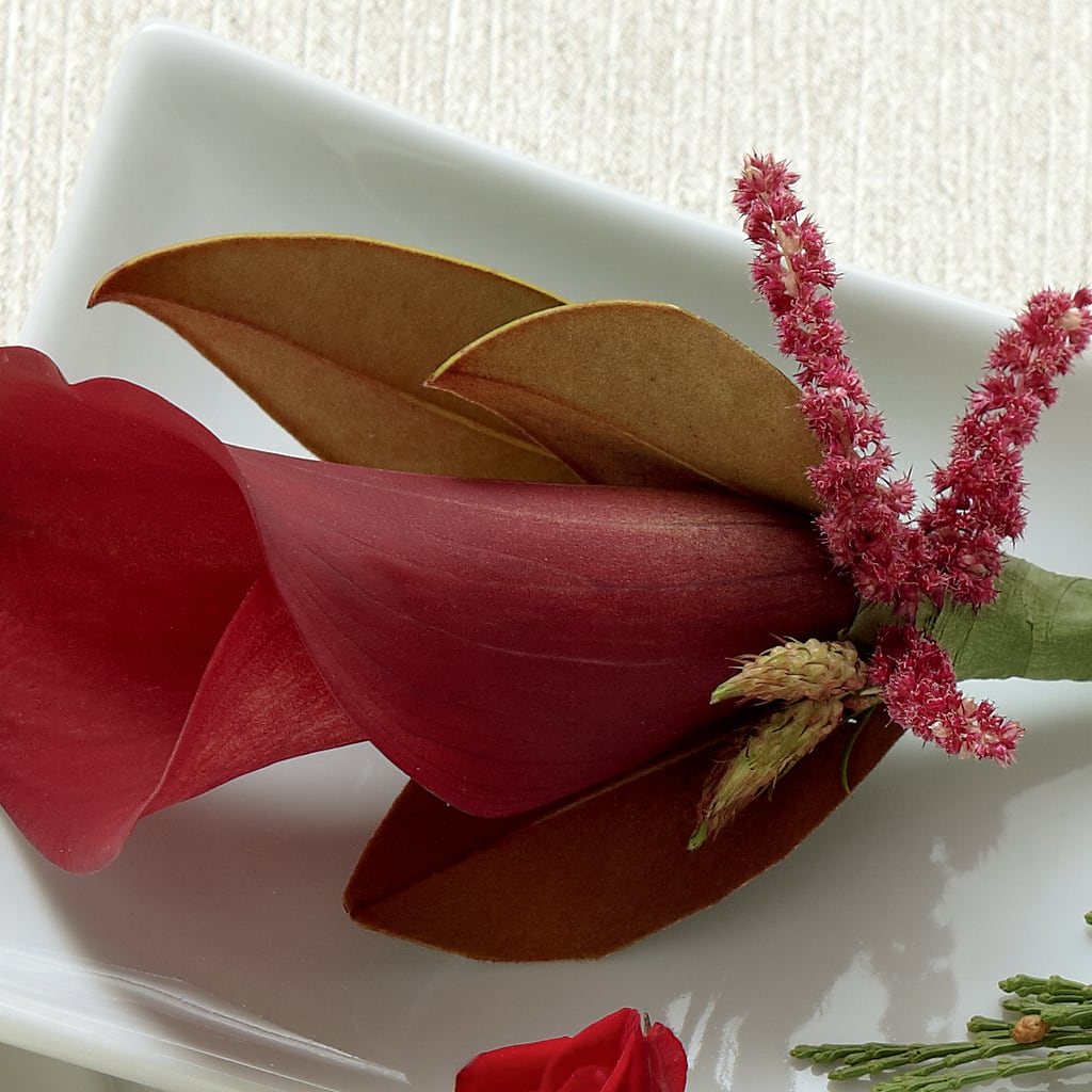 Red Calla Boutonniere – D'FLOR FLOWERS BOUTIQUE, San Juan PR