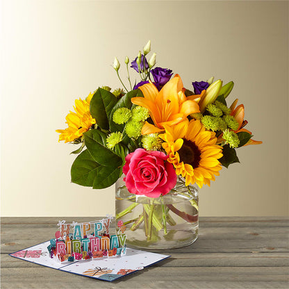 Best Day Bouquet & Lovepop® Birthday Pop-Up Card