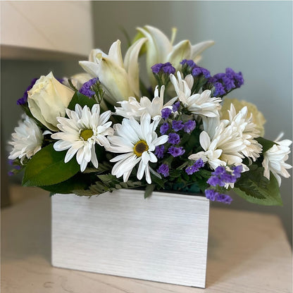 Beyond Blue Box Bouquet – D'FLOR FLOWERS AND GIFTS SHOP INC, San Juan PR