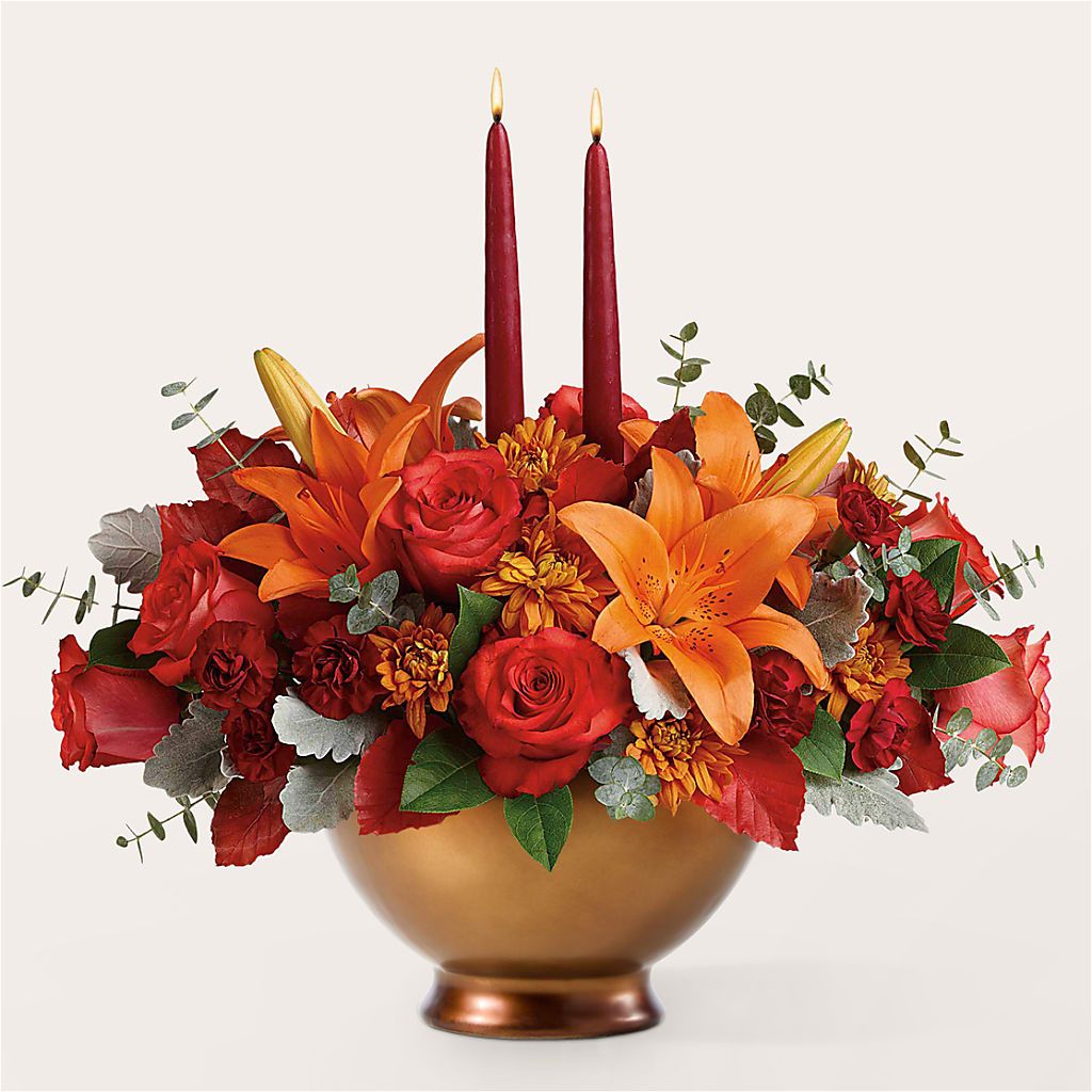 Fruits of Fall Centerpiece – D'FLOR FLOWERS BOUTIQUE, San Juan PR