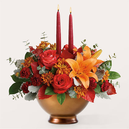 Fruits of Fall Centerpiece – D'FLOR FLOWERS BOUTIQUE, San Juan PR