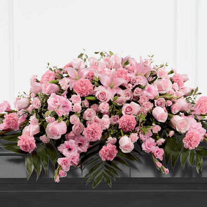 Garden of Comfort Casket Spray (Standard) – D'FLOR FLOWERS BOUTIQUE, San Juan PR