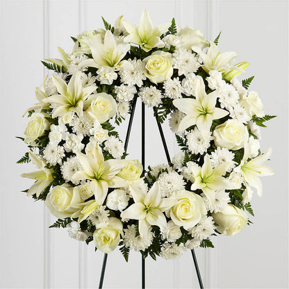 Treasured Tribute Wreath – D'FLOR FLOWERS AND GIFTS SHOP INC, San Juan PR