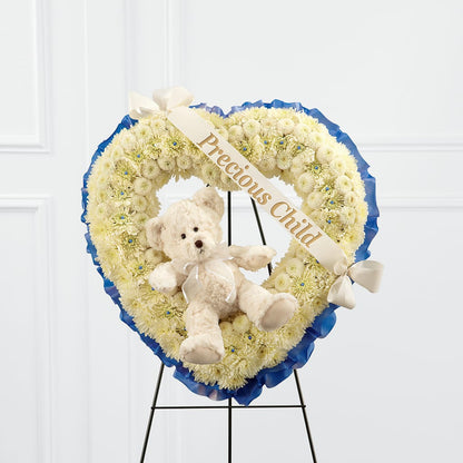 Precious Child Standing Heart – D'FLOR FLOWERS BOUTIQUE, San Juan PR