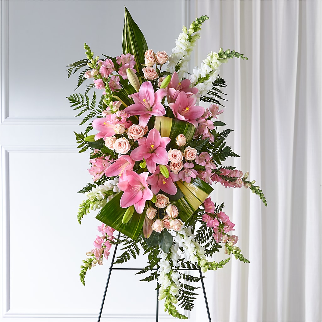Elegant Embrace Standing Spray – D'FLOR FLOWERS AND GIFTS SHOP INC, San Juan PR