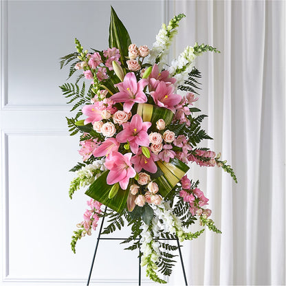 Elegant Embrace Standing Spray – D'FLOR FLOWERS AND GIFTS SHOP INC, San Juan PR