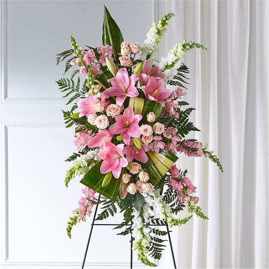 Elegant Embrace Standing Spray – D'FLOR FLOWERS AND GIFTS SHOP INC, San Juan PR