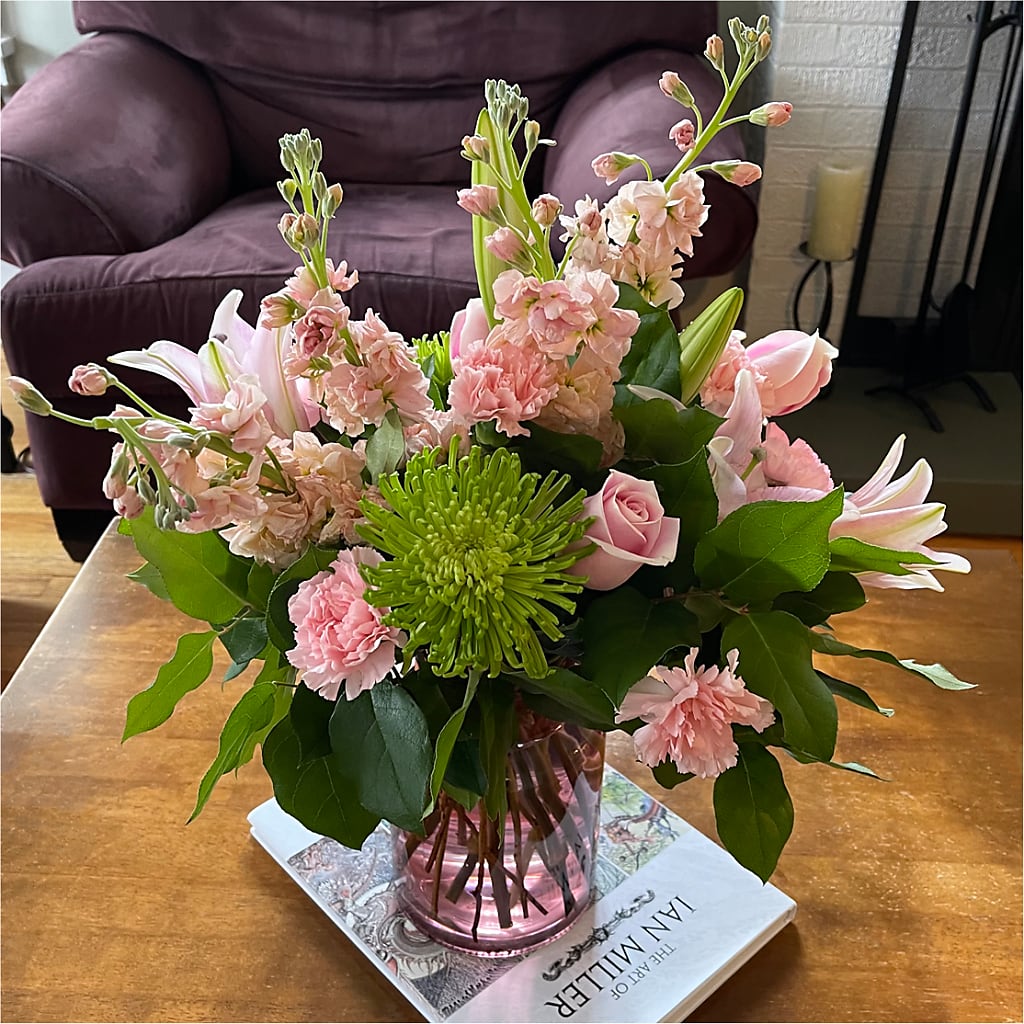 Pretty in Pink Bouquet – D'FLOR FLOWERS AND GIFTS SHOP INC, San Juan PR