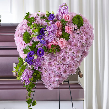 Treasured Love Standing Heart – D'FLOR FLOWERS BOUTIQUE, San Juan PR