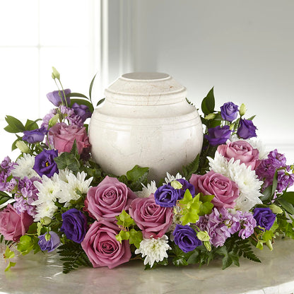 Blooming Sympathy Cremation Adornment – D'FLOR FLOWERS BOUTIQUE, San Juan PR