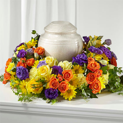Blossoms of Remembrance Cremation Adornment – D'FLOR FLOWERS BOUTIQUE, San Juan PR