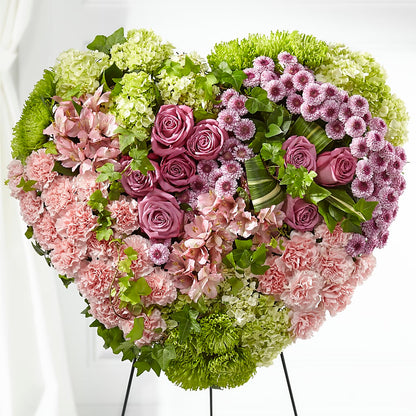 Heartwarming Standing Heart – D'FLOR FLOWERS BOUTIQUE, San Juan PR