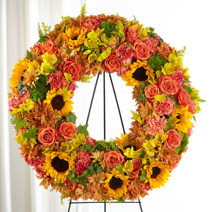 Autumnal Memories Wreath (Standard) – D'FLOR FLOWERS BOUTIQUE, San Juan PR