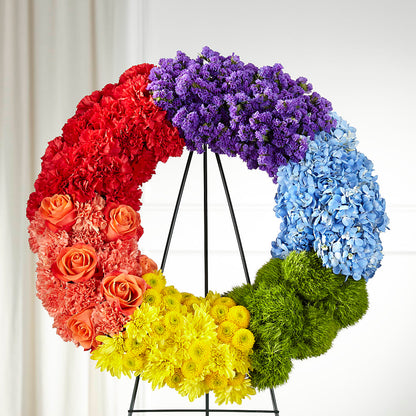 Circle of Love Wreath – D'FLOR FLOWERS BOUTIQUE, San Juan PR