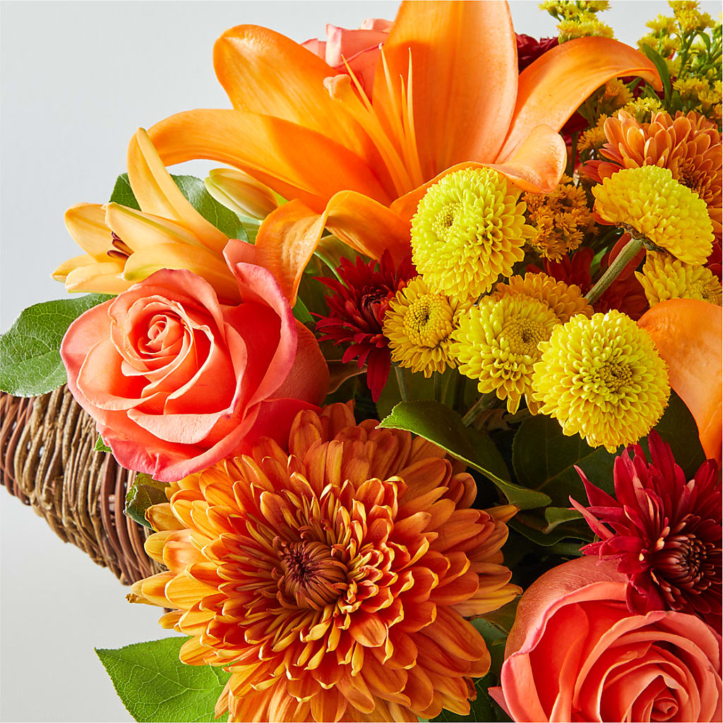 Bouquet of Blessings Cornucopia – D'FLOR FLOWERS AND GIFTS SHOP INC, San Juan PR