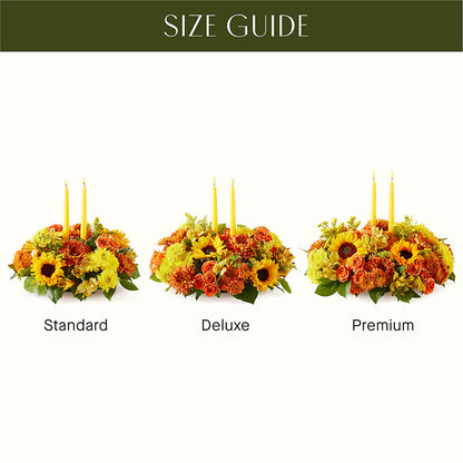 Autumn Harmony Centerpiece – D'FLOR FLOWERS AND GIFTS SHOP INC, San Juan PR