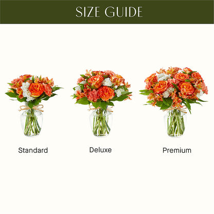 Apricot Glow Bouquet – D'FLOR FLOWERS AND GIFTS SHOP INC, San Juan PR