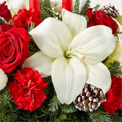 Seasonal Festivities Centerpiece – D'FLOR FLOWERS AND GIFTS SHOP INC, San Juan PR