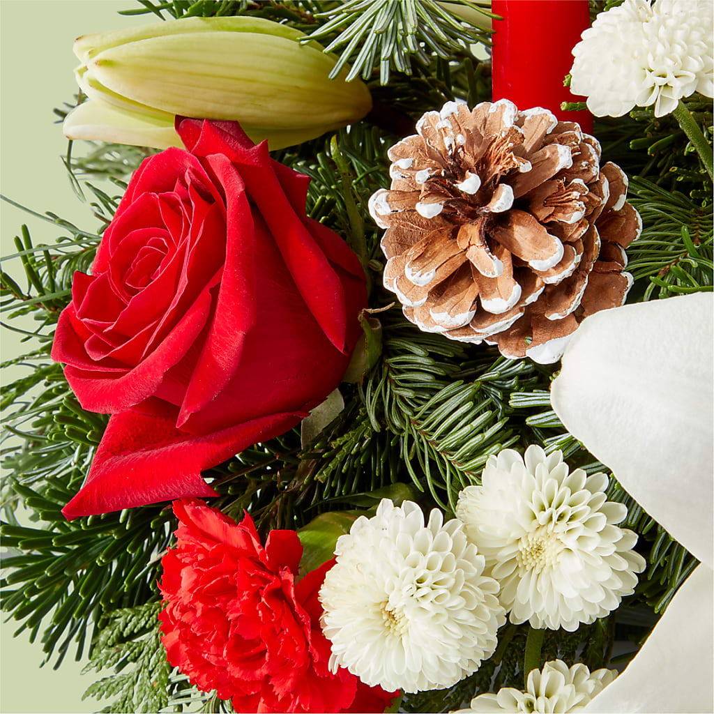 Seasonal Festivities Centerpiece – D'FLOR FLOWERS AND GIFTS SHOP INC, San Juan PR