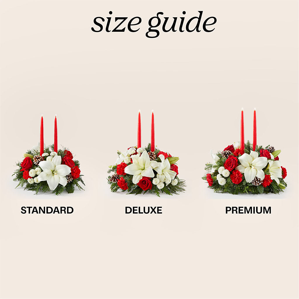 Seasonal Festivities Centerpiece – D'FLOR FLOWERS AND GIFTS SHOP INC, San Juan PR