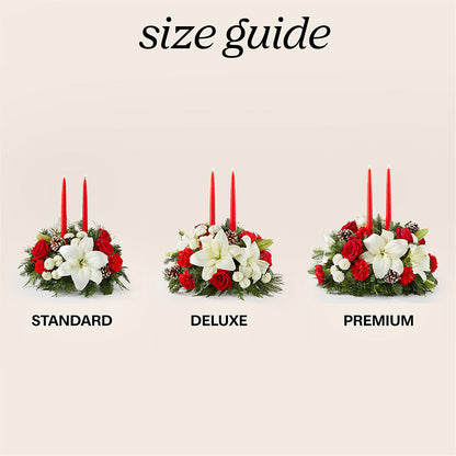 Seasonal Festivities Centerpiece – D'FLOR FLOWERS AND GIFTS SHOP INC, San Juan PR