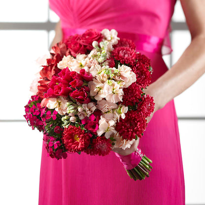 Pink Effervescence Bouquet – D'FLOR FLOWERS BOUTIQUE, San Juan PR
