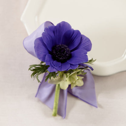 Purple Passion Boutonniere – D'FLOR FLOWERS BOUTIQUE, San Juan PR