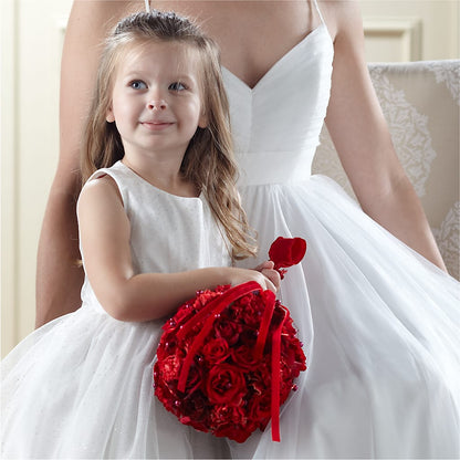 Pure at Heart Flower Girl Arrangement – D'FLOR FLOWERS BOUTIQUE, San Juan PR