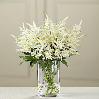 White Astilbe Bouquet – D'FLOR FLOWERS BOUTIQUE, San Juan PR