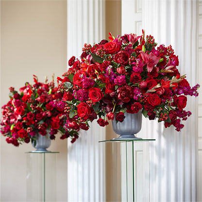 Love & Honor Arrangement – D'FLOR FLOWERS BOUTIQUE, San Juan PR